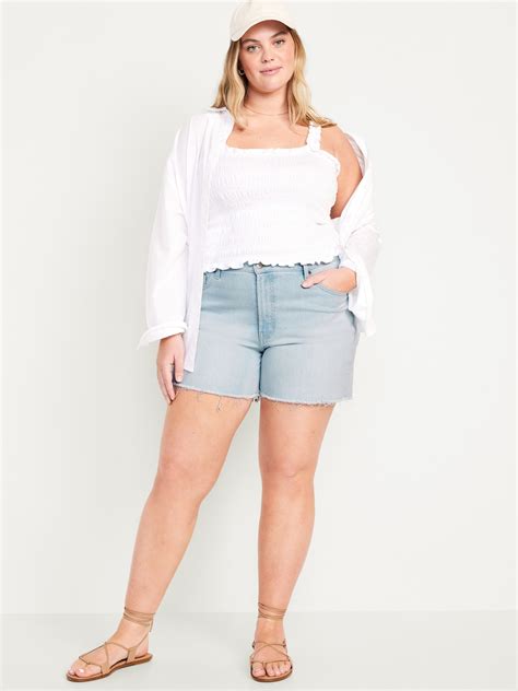 High Waisted Og Jean Shorts Inch Inseam Old Navy