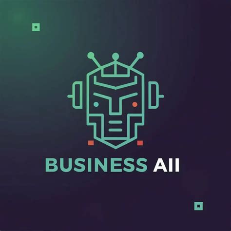 Logo Design For Business Ai Futuristic Robot Symbolizing Innovation And