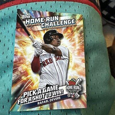 2024 Topps Series 2 HRC 8 Rafael Devers Home Run Challenge UNSCRATCHED