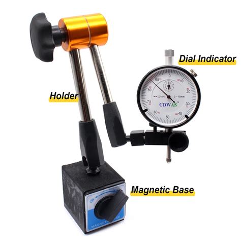 Dial Indicator Magnetic Table Holder Dial Gauge Micrometer Measuring