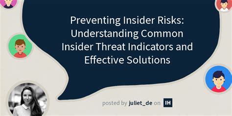 Preventing Insider Risks Understanding Common Insider Threat