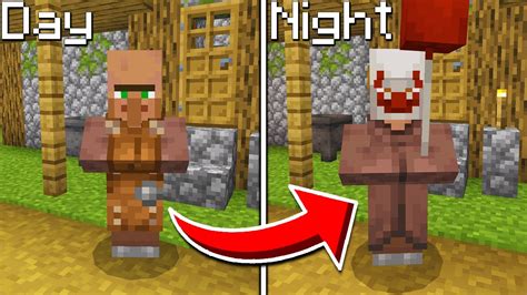 Mobs Become Scary At Night In Minecraft Youtube