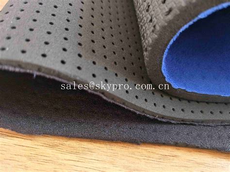 2mm Perforated Airprene Neoprene Fabric Roll Foam Fabric Sheet Breathable Waterproof