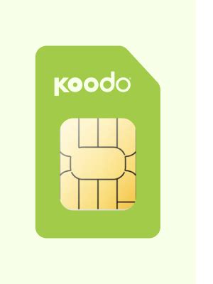 Koodo Mobile 4G Prepaid 30 75 Sim Card Starter Kit 4G LTE Network