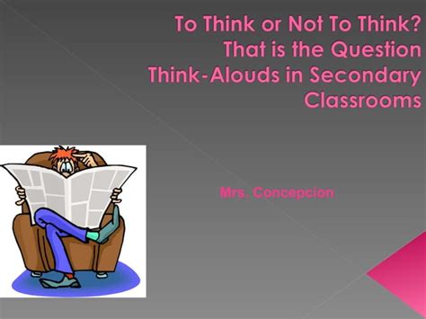 Think Alouds PPT