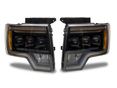 Morimoto F Xb Led Headlights With Amber Drl Black Housing Clear