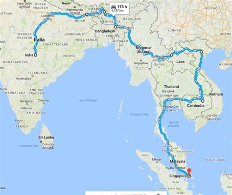 Is This Road Trip From India To Singapore Covering Entire South East