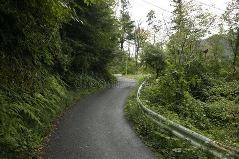 Walking The Road Following The Nakasendo Trail Between Nagiso And