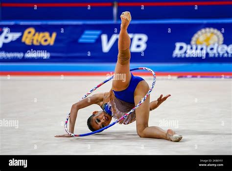 Izzah Amzan Of Malaysia During Rhythmic Gymnastics World Championships