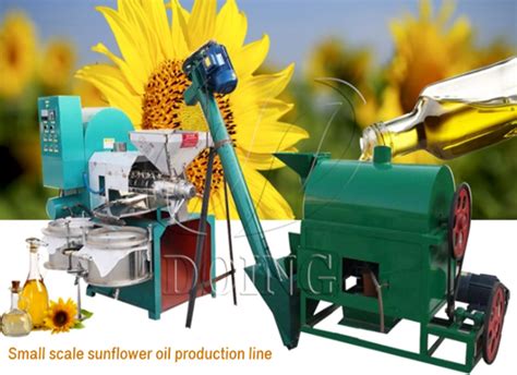 Sunflower Oil Extraction Method Steps Of Sunflower Oil Making