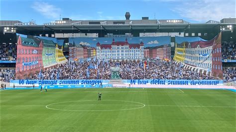 Hymnen och tifo Malmö FF Hammarby IF 2024 04 07 YouTube