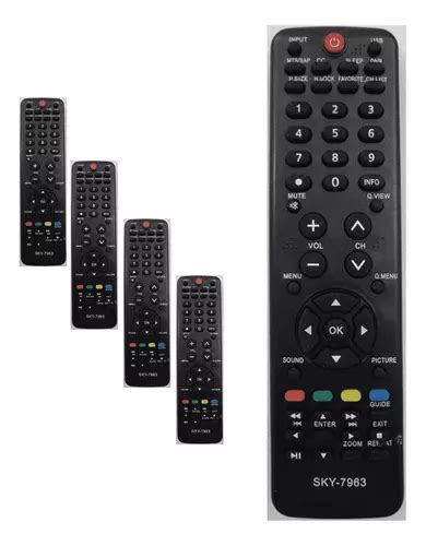 Kit Controle Remoto Compat Vel Tv H Buster Led Lcd Mercadolivre