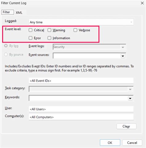 View Windows Logs Using The Windows Event Viewer