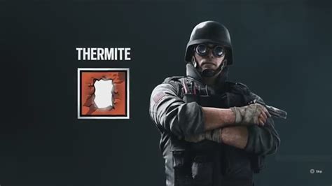 Thermite Operator Video Rainbow Six Siege Youtube