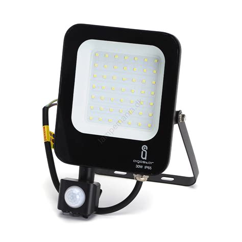 Aigostar LED projektør med sensor LED 30W 230V 6500K IP65 Lampemania