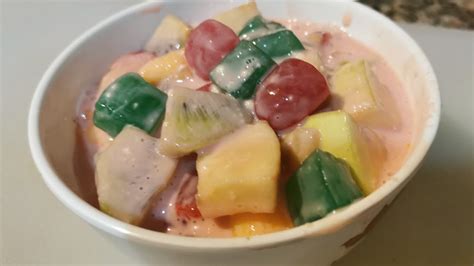 Fruit Salad Easy Recipe Filipino Food Food Vlog Aliyah And Mommy Ldr Youtube