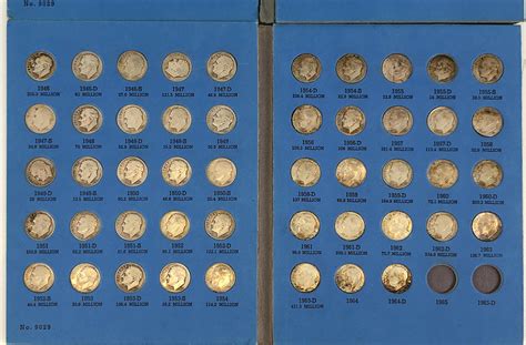 Lot - LOT OF 96 1946-1964 ROOSEVELT SILVER DIMES