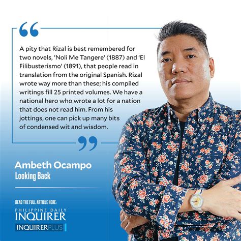 Rizal Reminders For Inquirer Opinion