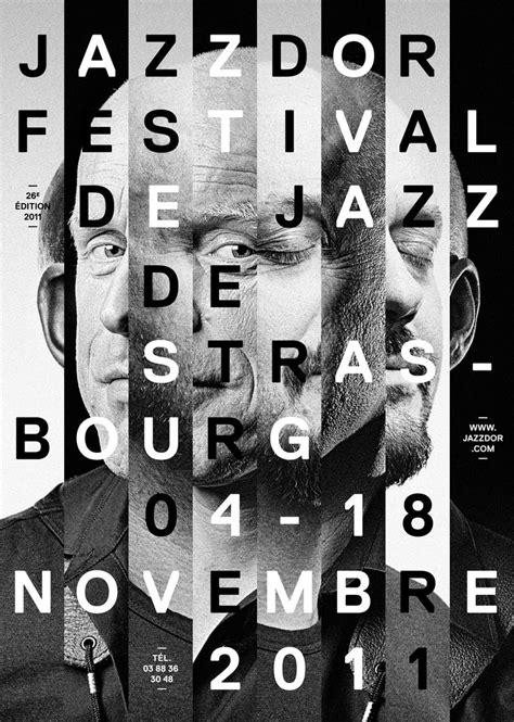 Jazzdor 2011 Festival De Jazz Strasbourg Affiche Typographique