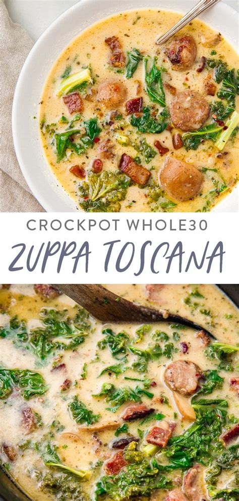 Crockpot Zuppa Toscana Whole30 40 Aprons