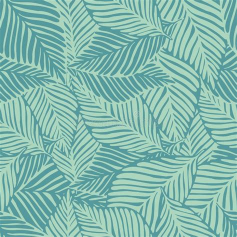 Abstract Exotic Plant Seamless Pattern Tropical Palm Leaves Pattern