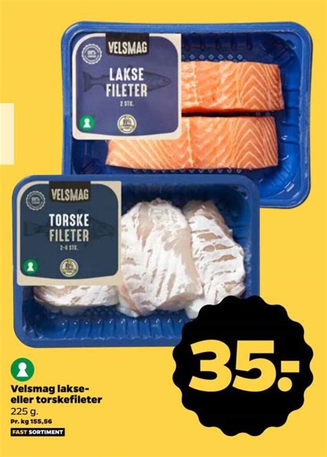 Velsmag Lakse Eller Torskefileter Tilbud Hos Netto