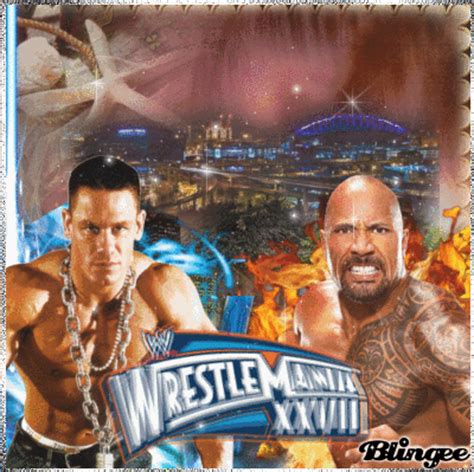 WrestleMania 28: John Cena vs The Rock Picture #128195455 | Blingee.com