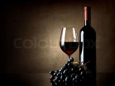 Wein Und Traubensaft Stock Bild Colourbox