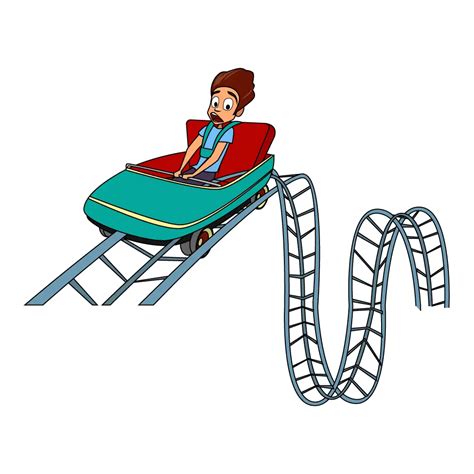 draw  roller coaster step  step