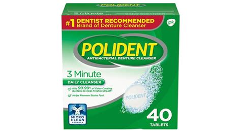 Polident Denture Cleanser Gsk Oral Health Partner