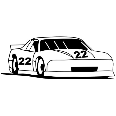 Race Car Sticker With Any Number