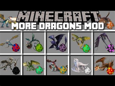 Minecraft TRAVEL TO BERK AND TAME DRAGON MOD / HOW TO TRAIN YOUR DRAGON MOBS !! Minecraft Mods ...