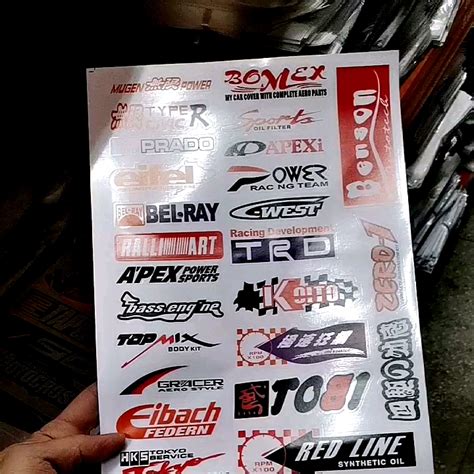 Motocross Enduro Stickers Mx Bike Motorcycle Helmet Sponsor Race Logo ...