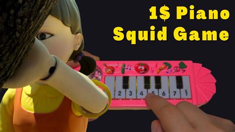 How To Play Squid Game Song On 1 Piano Very Easy Youtube