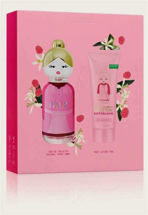 Kit Perfume 80ml Benetton Sisterland Pink Eau De Toilette E Body Lotion