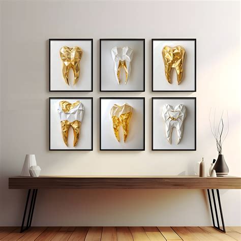 Dental Wall Art for Dental Office Wall Decor for Dentist Gift Colorful ...