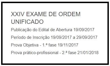 Edital Do Xxiv Exame De Ordem Ser Publicado Hoje Blog Exame De Ordem