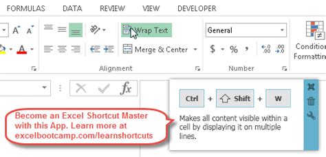 Excel Wrap Text Shortcut Become A Shortcut Expert