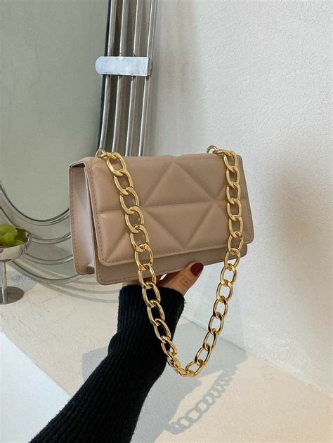 Minimalist Quilted Chain Flap Square Bag Artofit