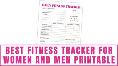 Best Fitness Tracker For Women And Men Printable