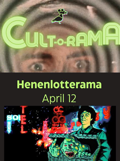 Cult O Rama Henenlotterama Row House Cinemas Lawrenceville