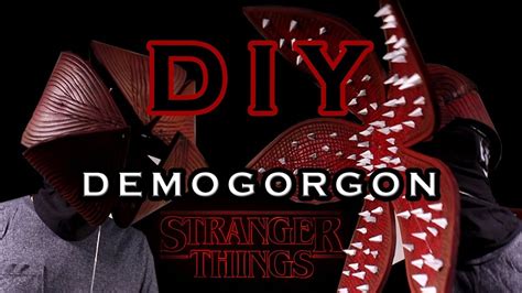 Demogorgon Mask Diy Stranger Things Youtube