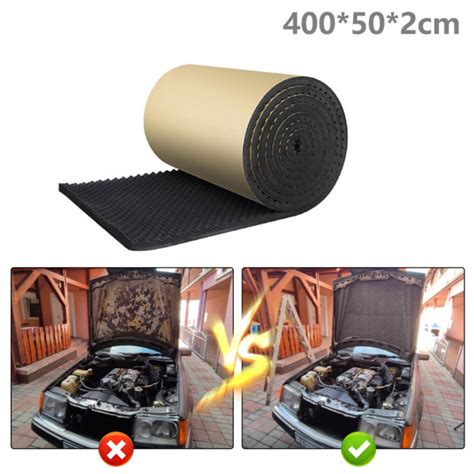 Auto Studio Sound Acoustic Absorption Car Heatproof Wave Foam Deadener