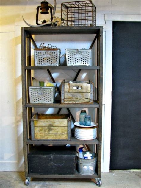 17 Awesome DIY Industrial Shelves And Racks - Shelterness