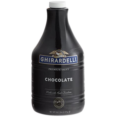 Ghirardelli Fl Oz Black Label Chocolate Flavoring Sauce