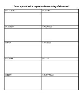 Group Vocab Packets Activity Packets Quizzes With Answer Key