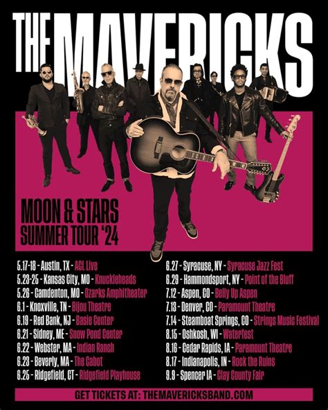 The Mavericks Announce Moon Stars Summer Tour 24 Hometown Country