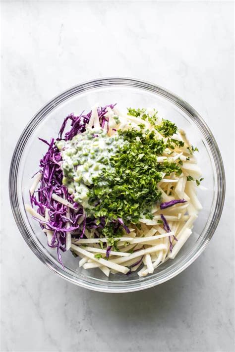 Jicama Slaw with Cilantro Lime - Isabel Eats