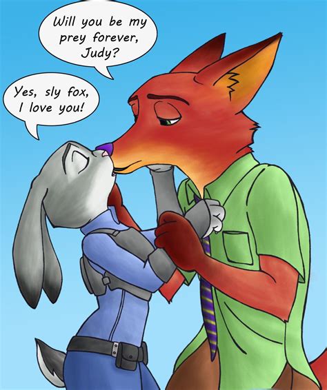 WildeHopps Traaaaaash!!! — fox-comics: Love and Kiss by NightMoonRising ...