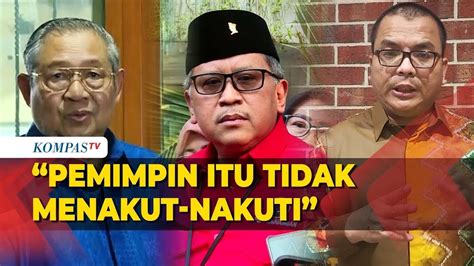 Sekjen Pdip Hasto Sentil Sby Hingga Tantang Denny Indrayana Ungkap